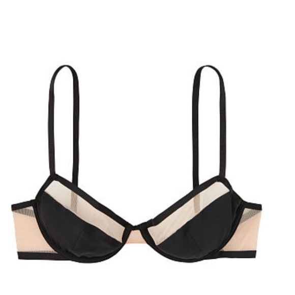 Victoria's Secret Other - VICTORIA'S SECRET Unlined Mesh Demi Bra 32 D